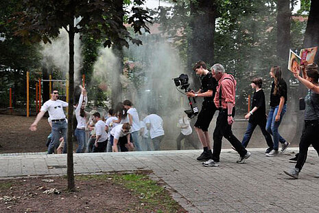 Dreharbeiten Leibniz Libdub