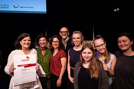 Die Initiator*innen, Kooperationspartner*innen und Schüler*innen der »Akademie der Spiele«