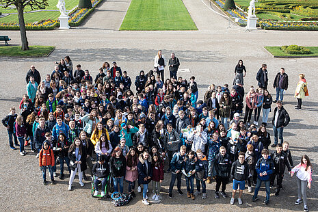 Gruppenbild in den Herrenhäuser Gärten