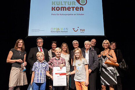 Preisübergabe an die Grundschule Lüneburger Damm Hannover