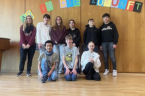 Gruppenbild der Schüler-Theater-AG
