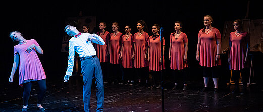 Präsentation von »jung trifft alt« bei der Preisverleihung