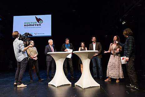 Interview bei der Preisverleihung